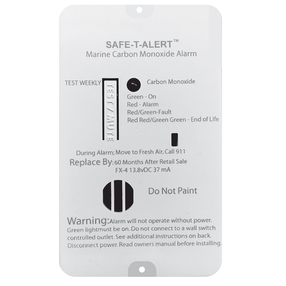 SafeTAlert FX4 Carbon Monoxide Alarm