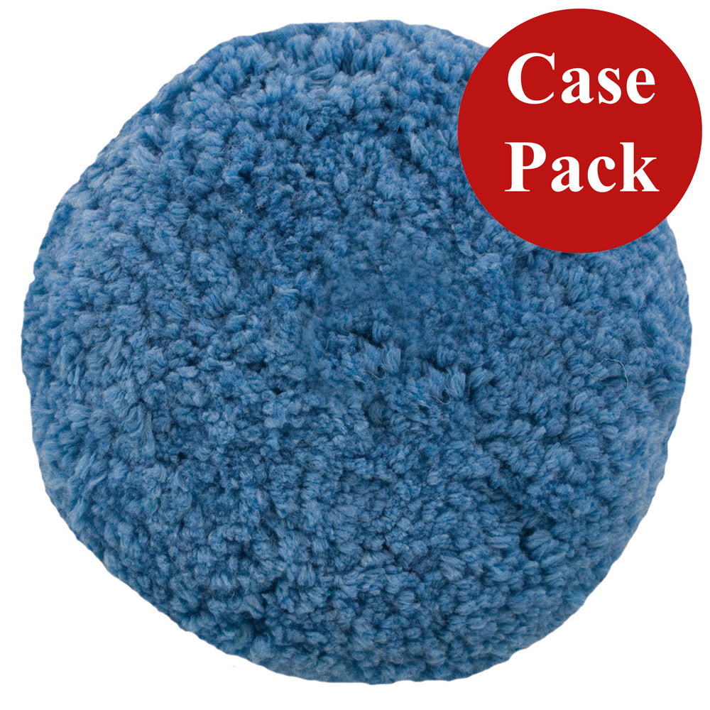 Presta Rotary Blended Wool Buffing Pad Blue Soft Polish Case of 12