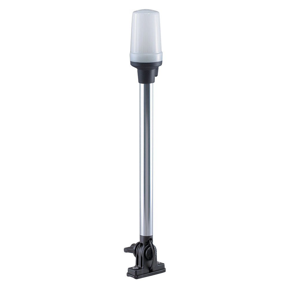 Perko Fold Down AllRound Pole Light Vertical Mount White