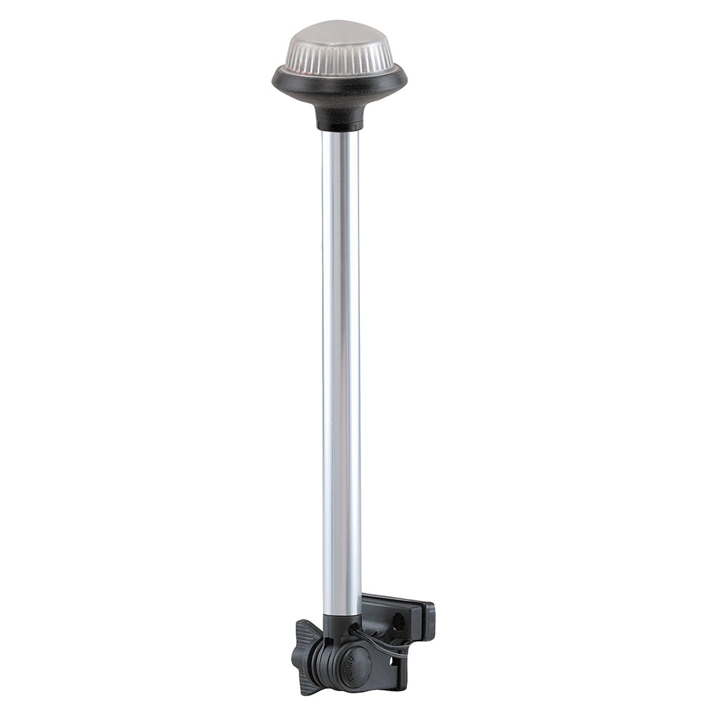 Perko Fold Down AllRound Frosted Globe Pole Light Horizontal Mount White