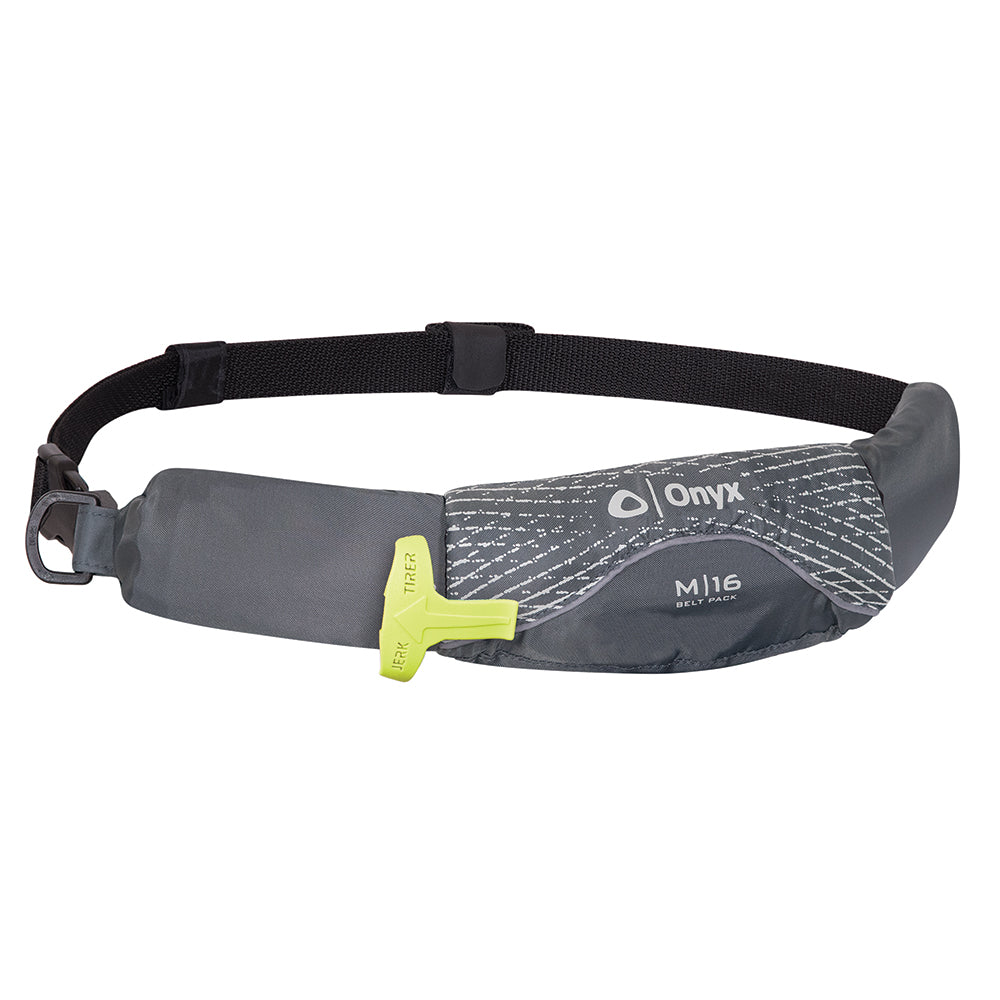 Onyx M16 Manual Inflatable Belt Pack PFD Grey