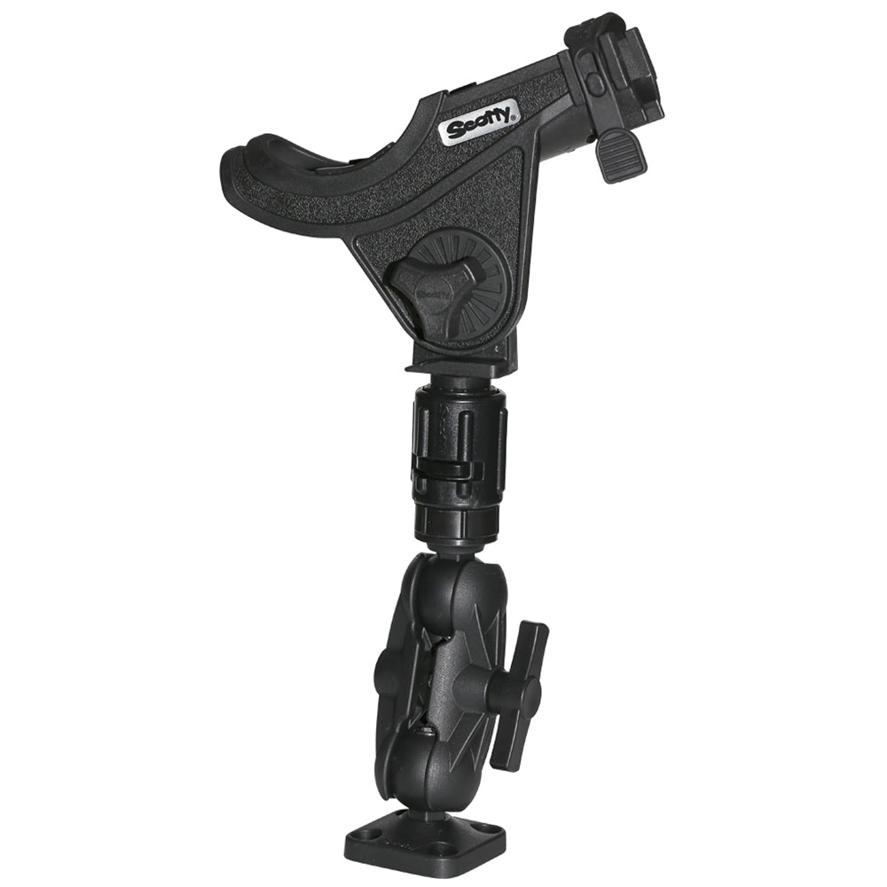 Scotty 162 15 Ball Mount wGear Head Post 241 Side Deck Mount