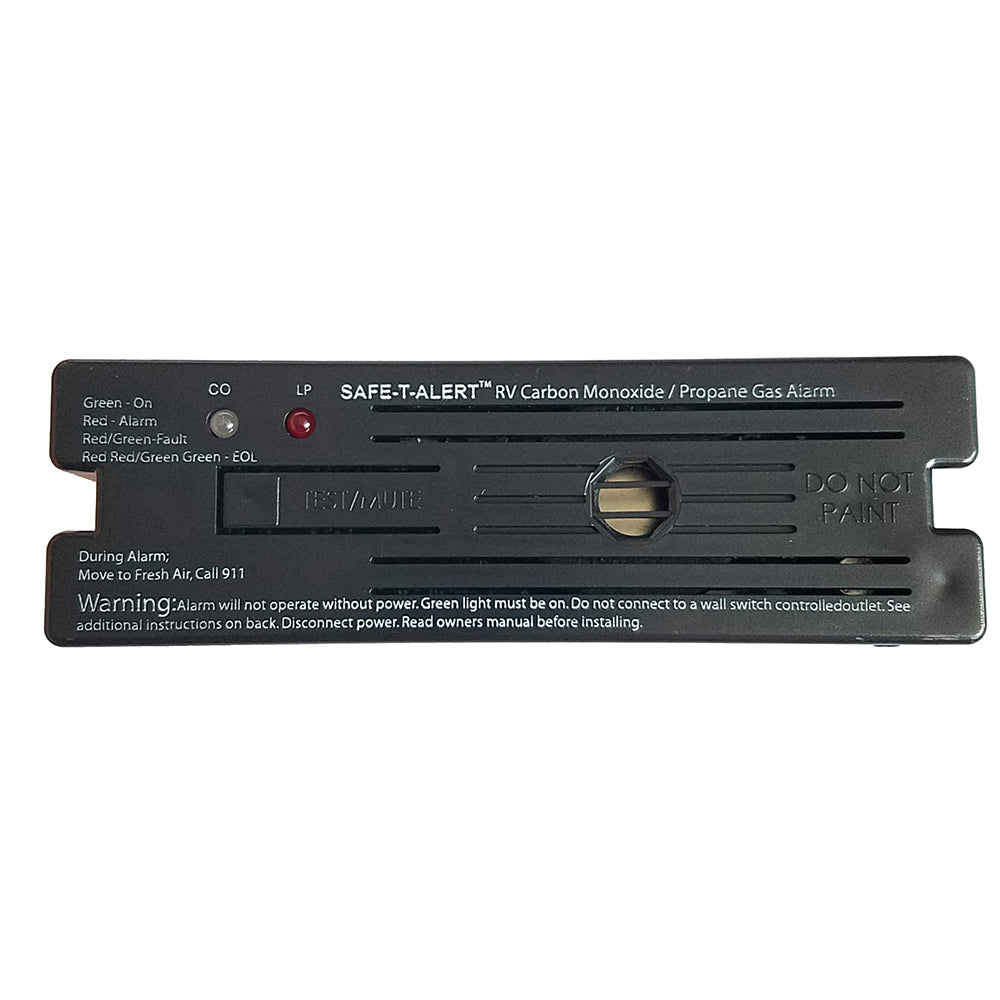 SafeTAlert Combo Carbon Monoxide Propane Alarm Surface Mount Black