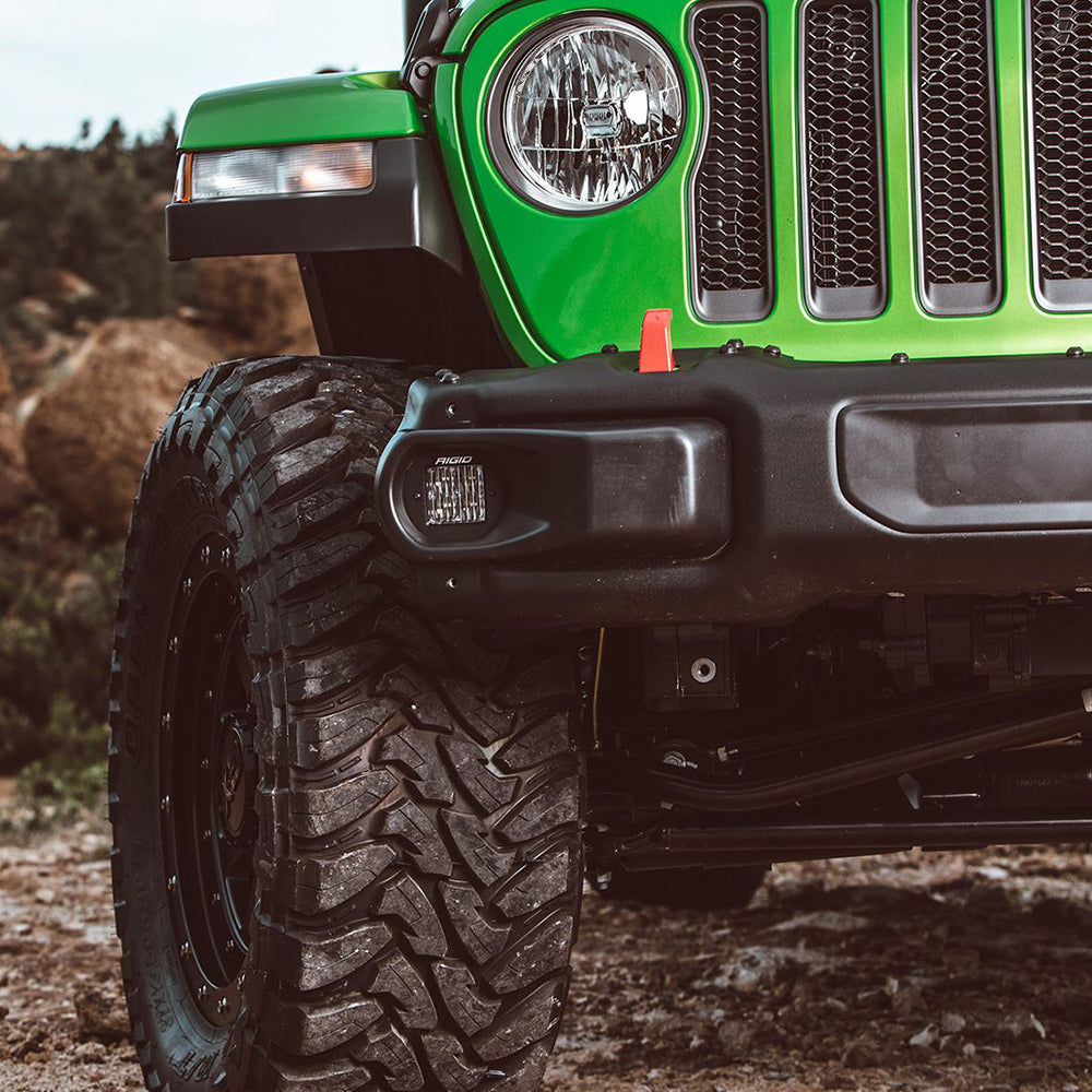 RIGID Industries 2018 Jeep Wrangler JL Fog Mount f2 DSeries Lights