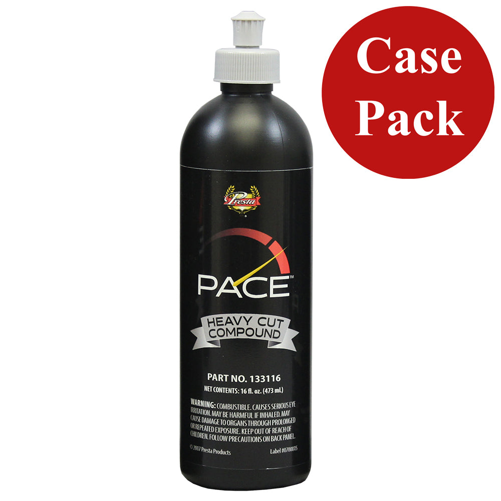 Presta PACE Heavy Cut Compound 16oz Case of 6