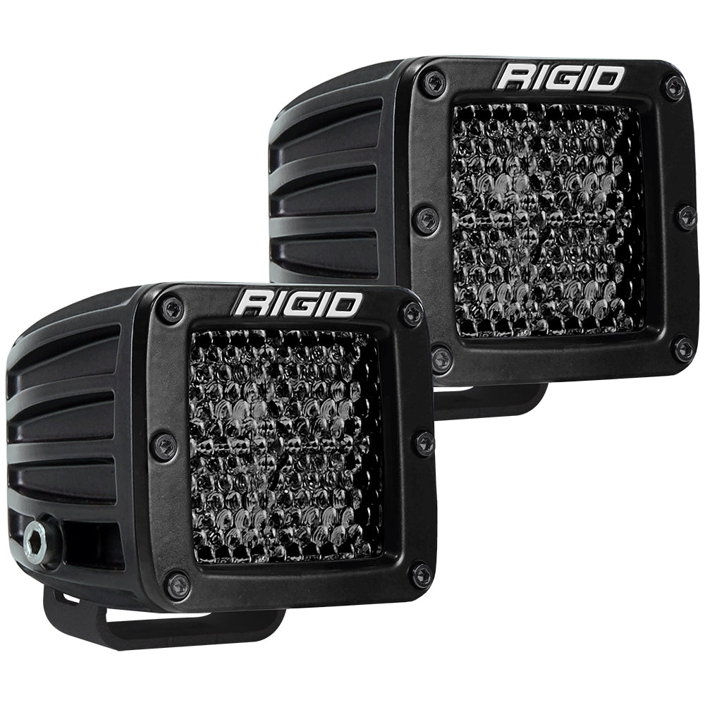 RIGID Industries DSeries Pro Spot Diffused Midnight Surface Mount Pair