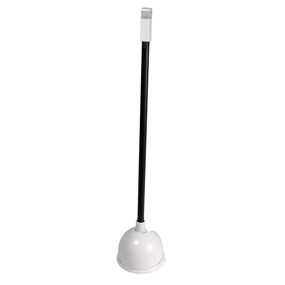 Lumitec Contour Anchor Light 12 Black Shaft White Base