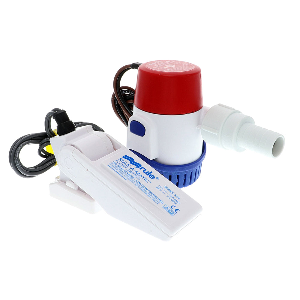 Rule 360 GPH Standard Bilge Pump Kit wFloat Switch 12V