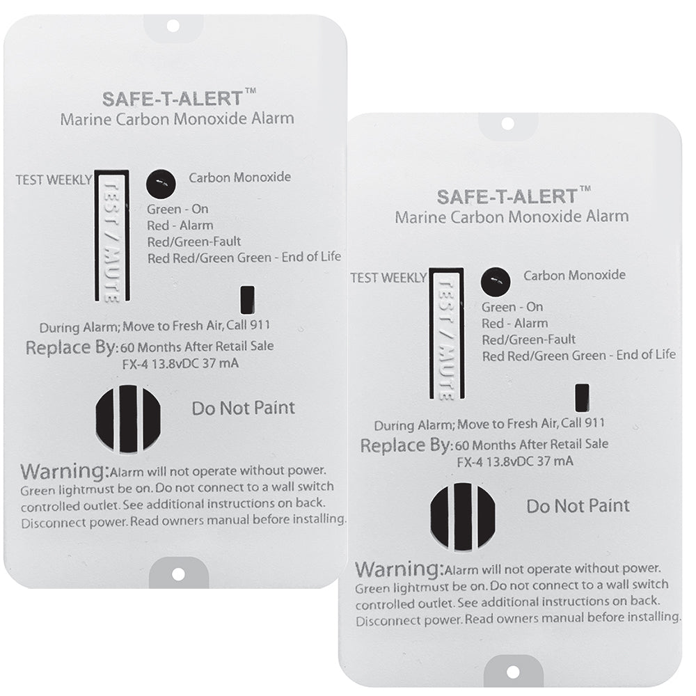 SafeTAlert FX4 Carbon Monoxide Alarm 2Pack