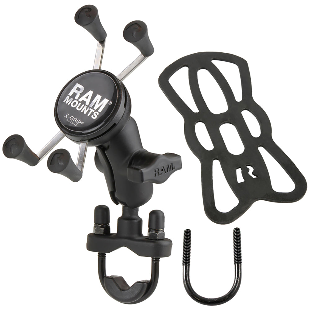 RAM Mount XGrip Phone Mount wHandlebar UBolt Base