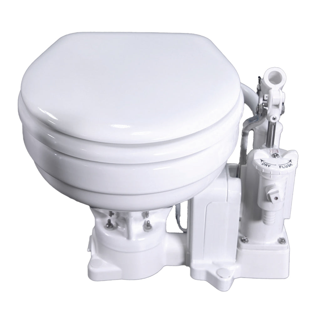 Raritan PH PowerFlush ElectricManual Toilet Marine Size 12v White