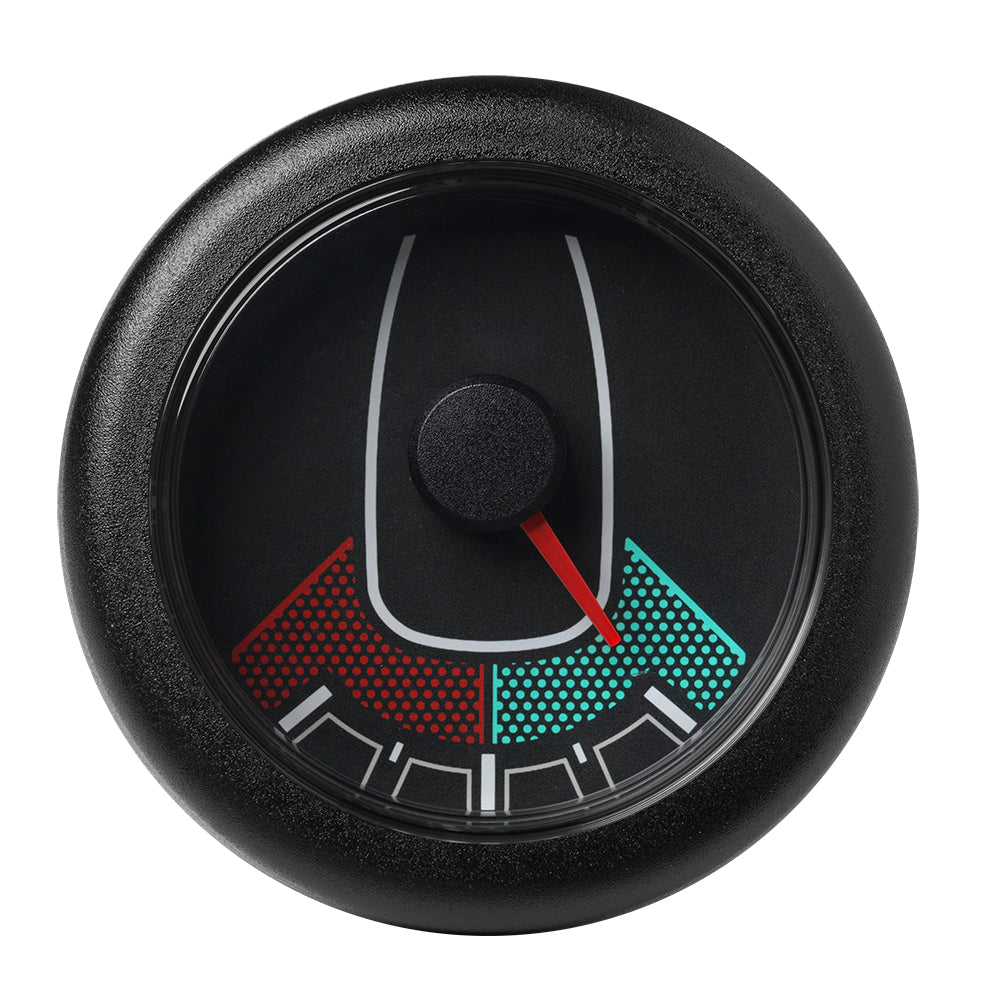 Veratron 52MM 2116 OceanLink Rudder Angle Gauge LeftRight Black Dial Bezel