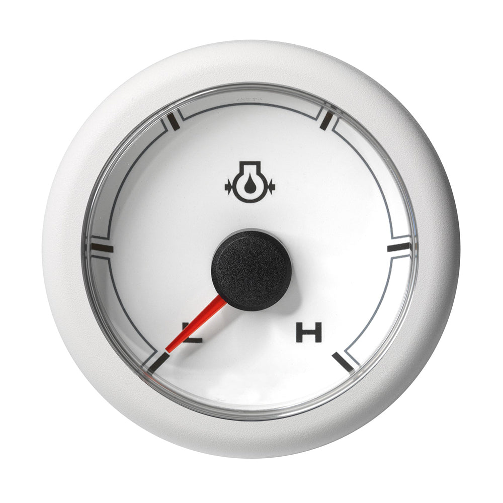 Veratron 52MM 2116 OceanLink Engine Oil Pressure Gauge LowHigh 150 PSI White Dial Bezel