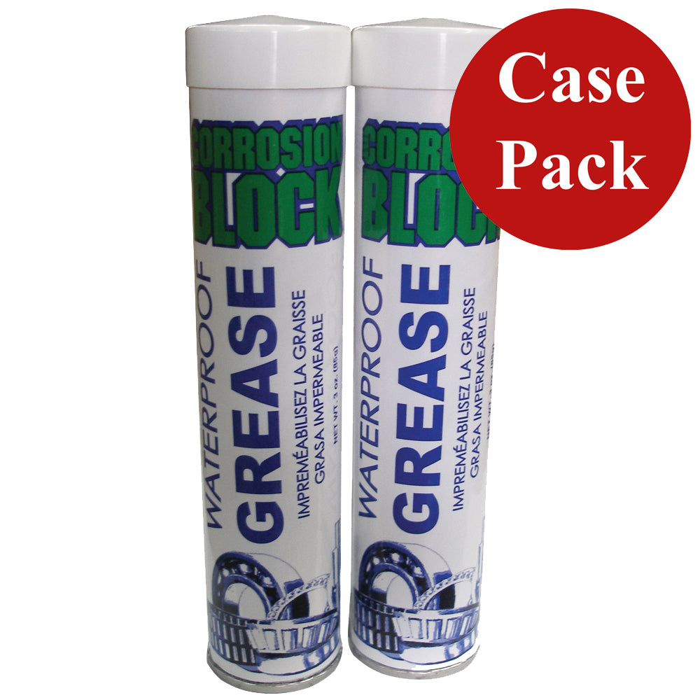 Corrosion Block High Performance Waterproof Grease 22oz Tube NonHazmat NonFlammable NonToxic Case of 6