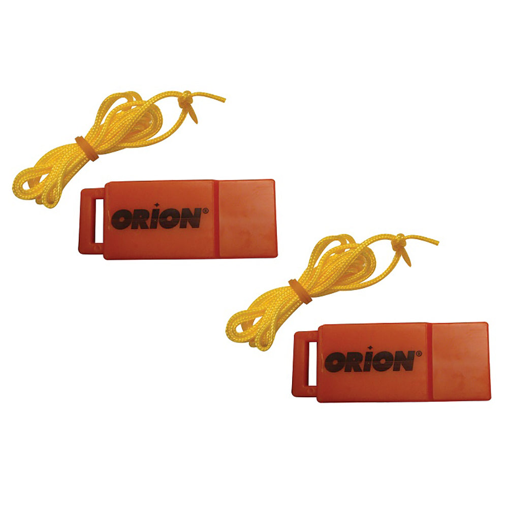 Orion Safety Whistle wLanyards 2Pack