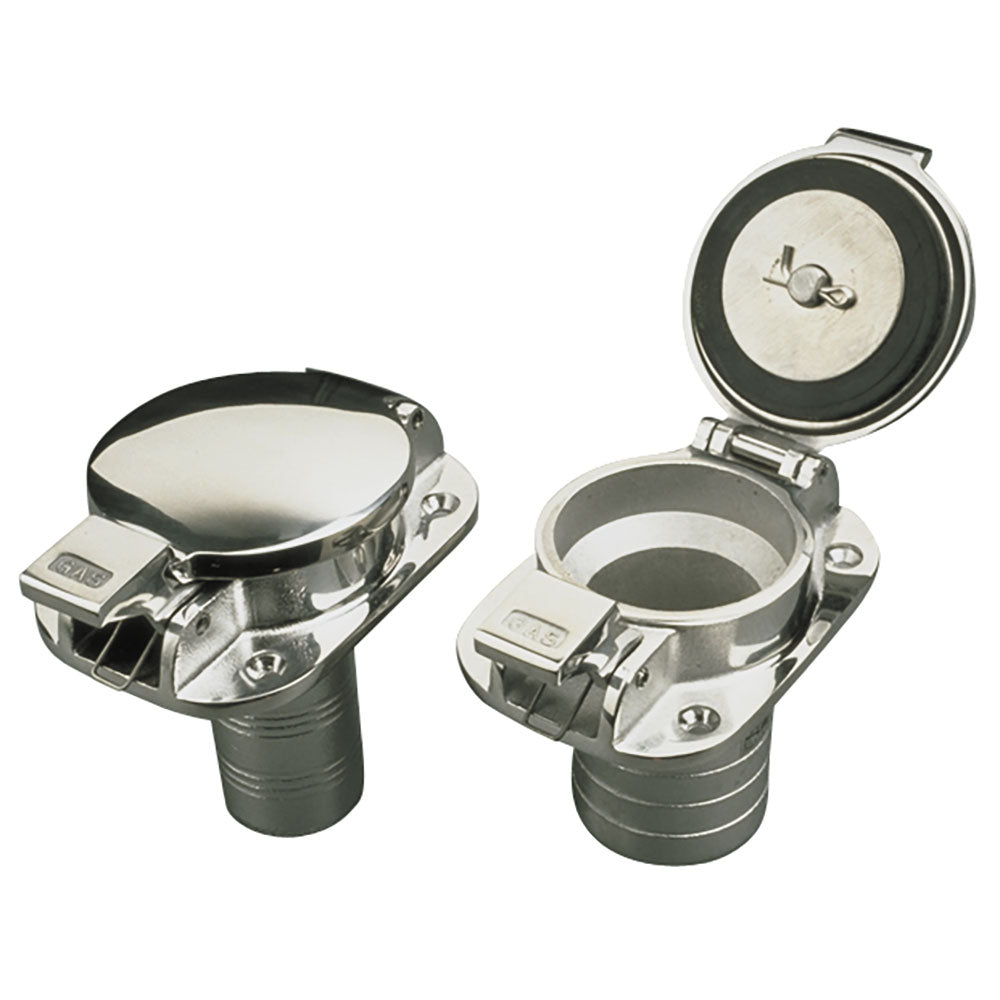 SeaDog Stainless Steel Flip Top Deck Fill Gas 112 Hose