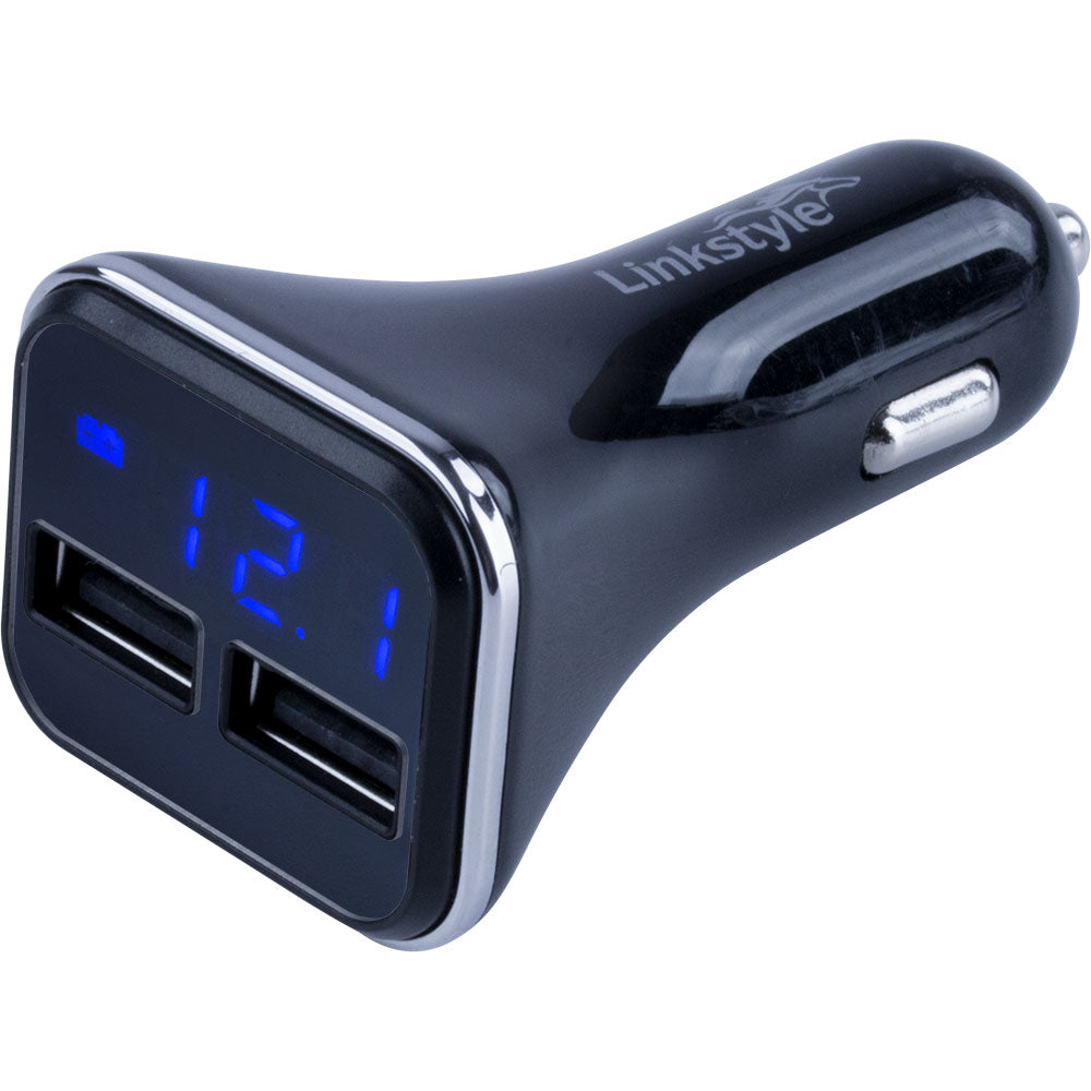 SeaDog Dual USB Power Plug wVoltageAmp Meter