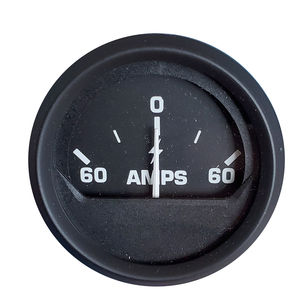 Faria Euro Black 2 Ammeter Gauge 60060 AMP
