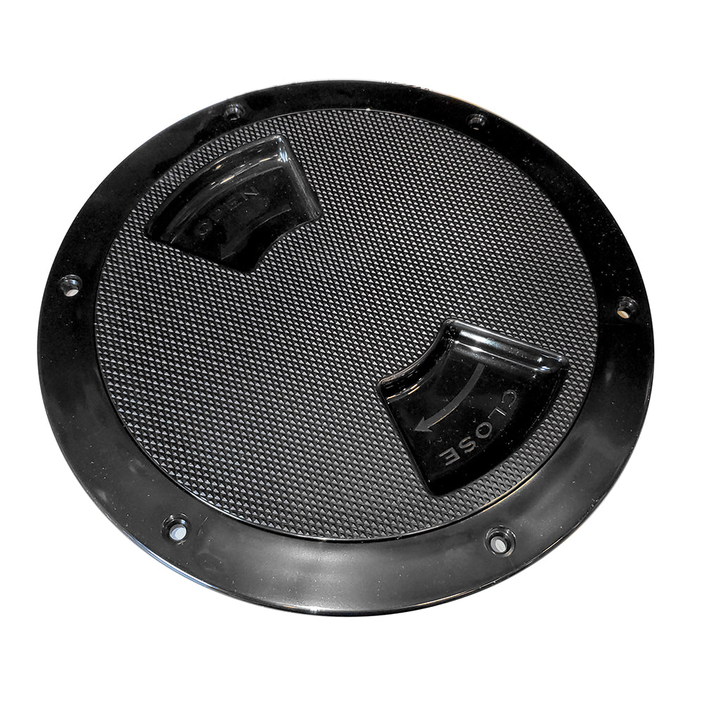SeaDog Textured Quarter Turn Deck Plate Black 5