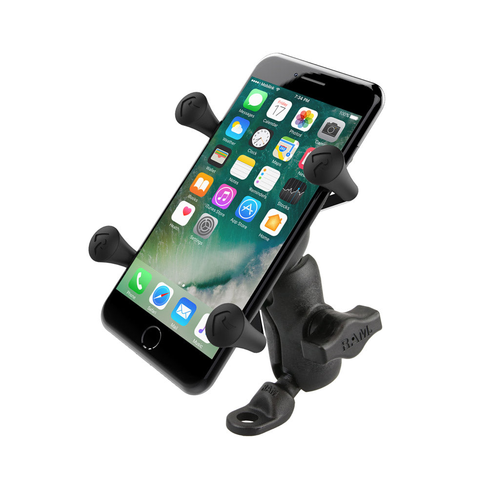 RAM MOUNT XGrip Phone Mount w9mm Angled Bolt Head Adapter