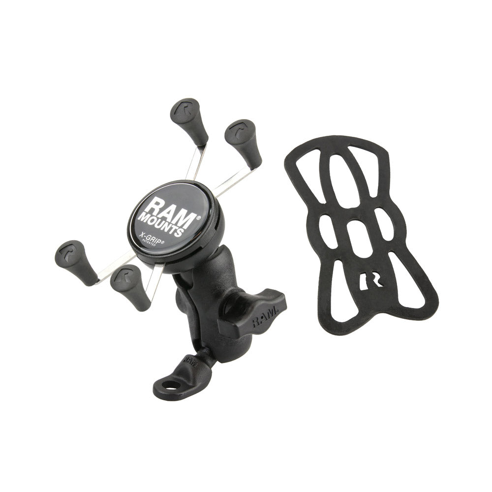 RAM MOUNT XGrip Phone Mount w9mm Angled Bolt Head Adapter