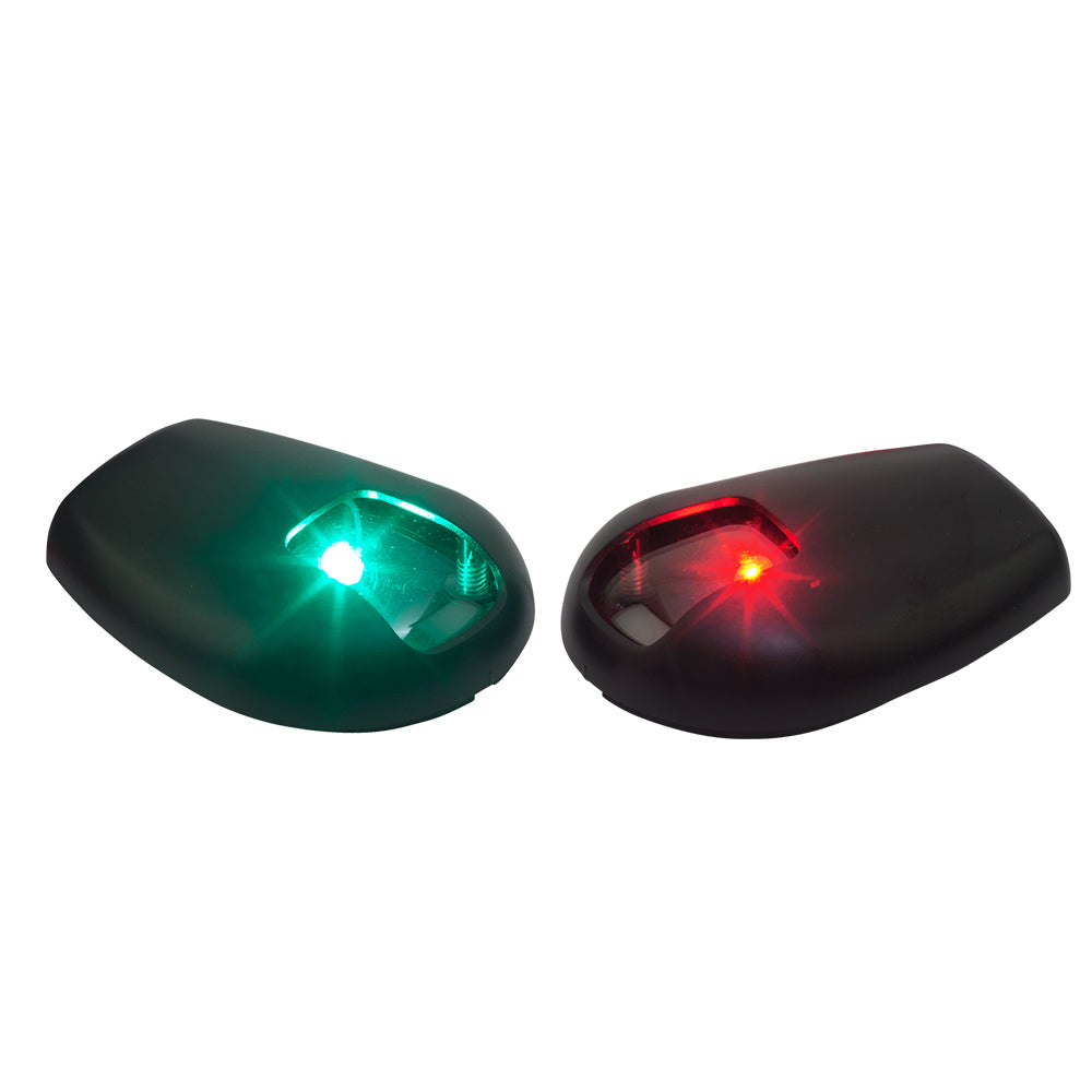 SeaDog Black Side Mount LED Navigation Lights 1 NM Port Starboard