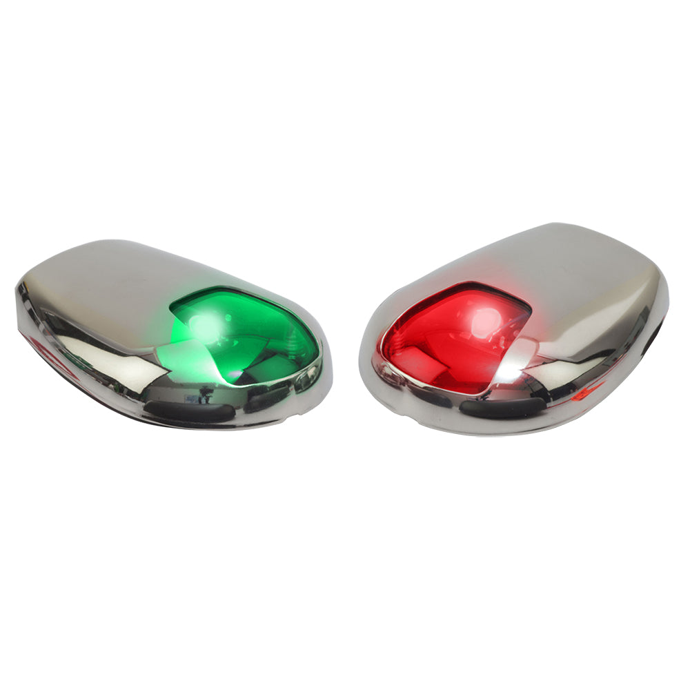 SeaDog Stainless Steel Side Mount LED Navigation Lights 2 NM Port Starboard