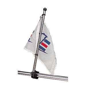 SeaDog Stainless Steel Rail Mount Flagpole 17