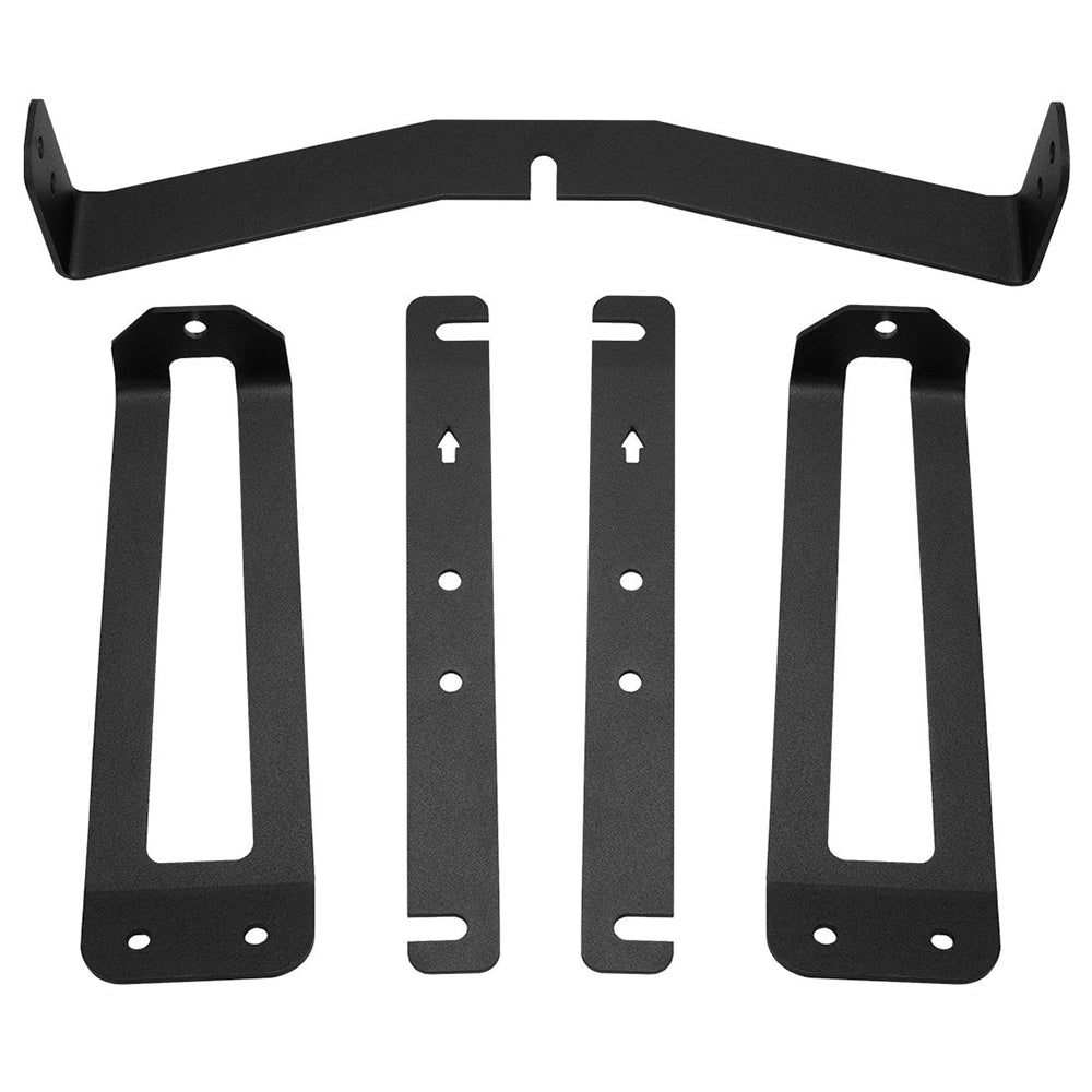 RIGID Industries 2018 Ford F150 Hidden Grille Mount f6 Lightbar Black
