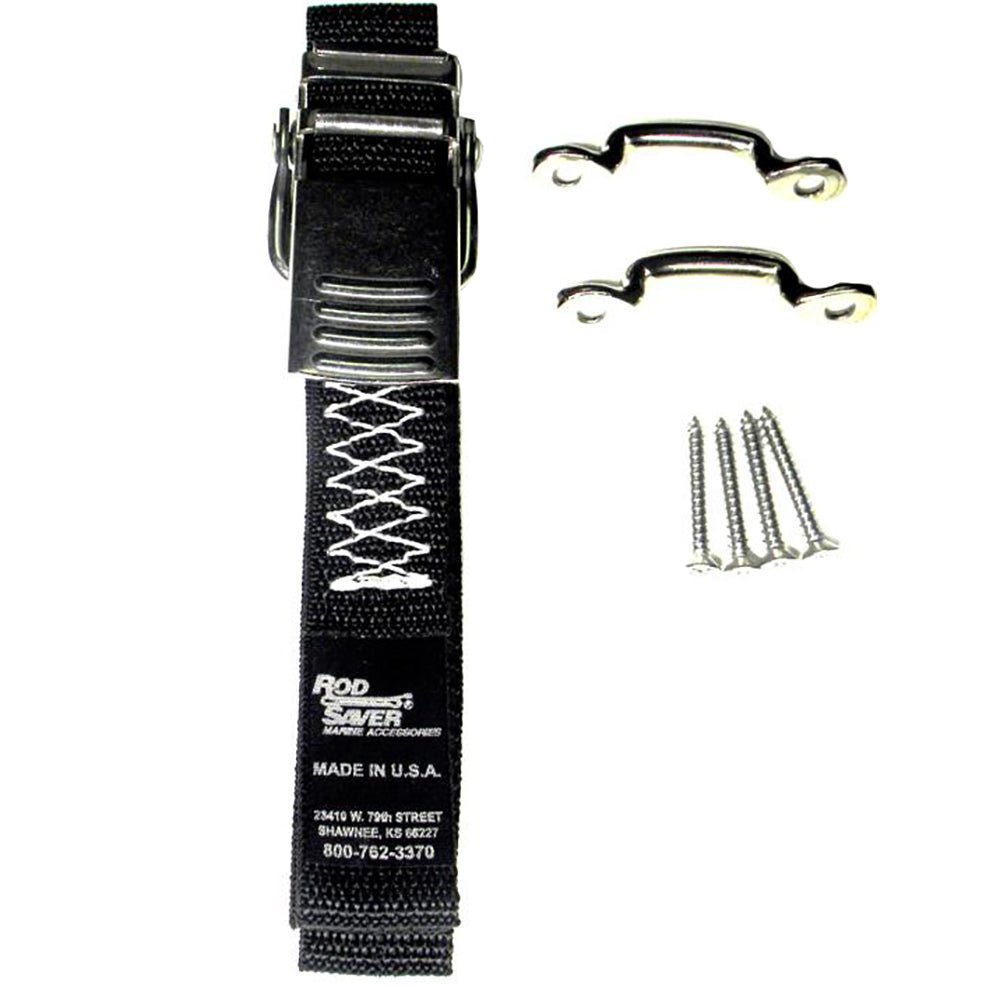 Rod Saver Stainless Steel BatteryGas Tank TieDown 48