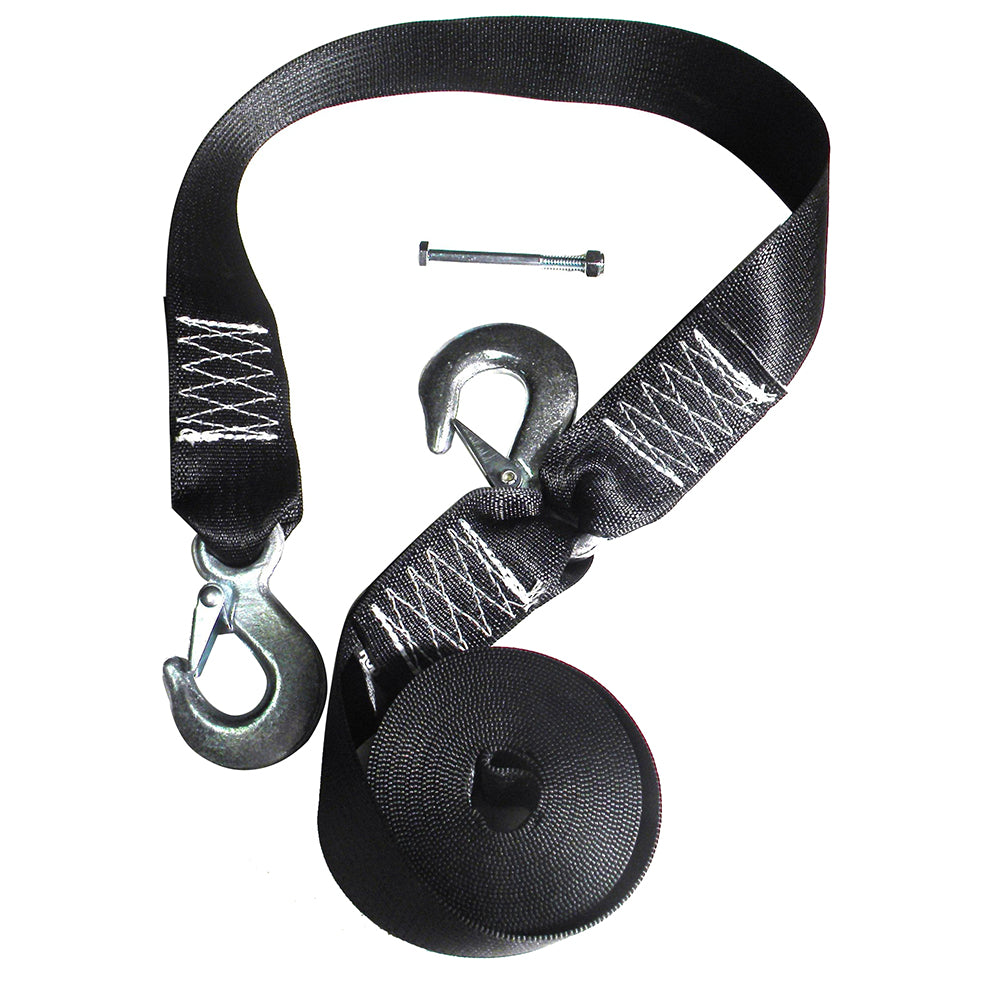 Rod Saver Winch Strap Replacement wSafety Strap 16