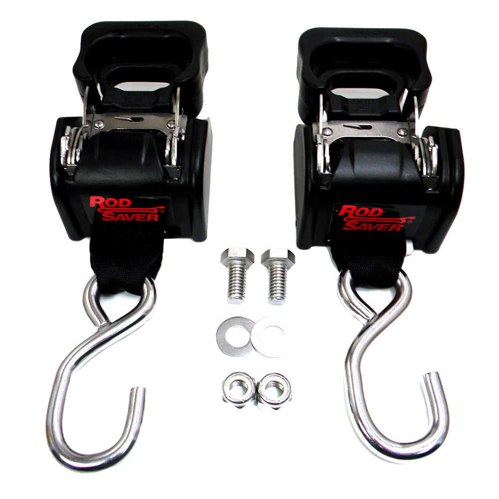 Rod Saver Stainless Steel Retractable Transom TieDown 40 Pair
