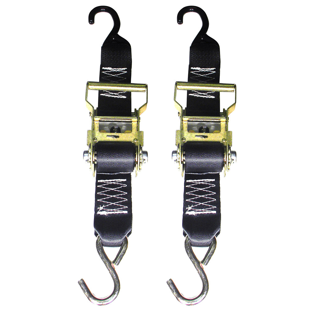 Rod Saver HeavyDuty Ratchet Trailer TieDown 2 x 3 Pair