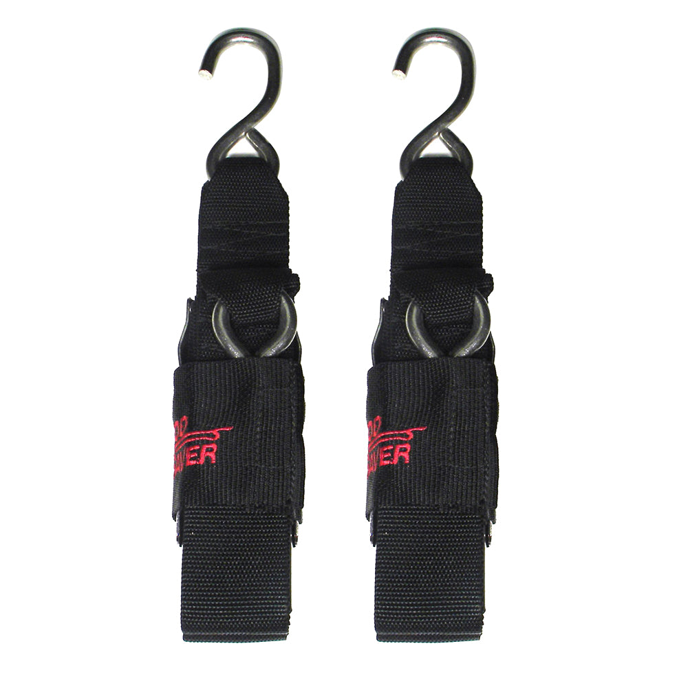 Rod Saver Deluxe Stainless Steel Transom TieDown 2 x 4 Pair