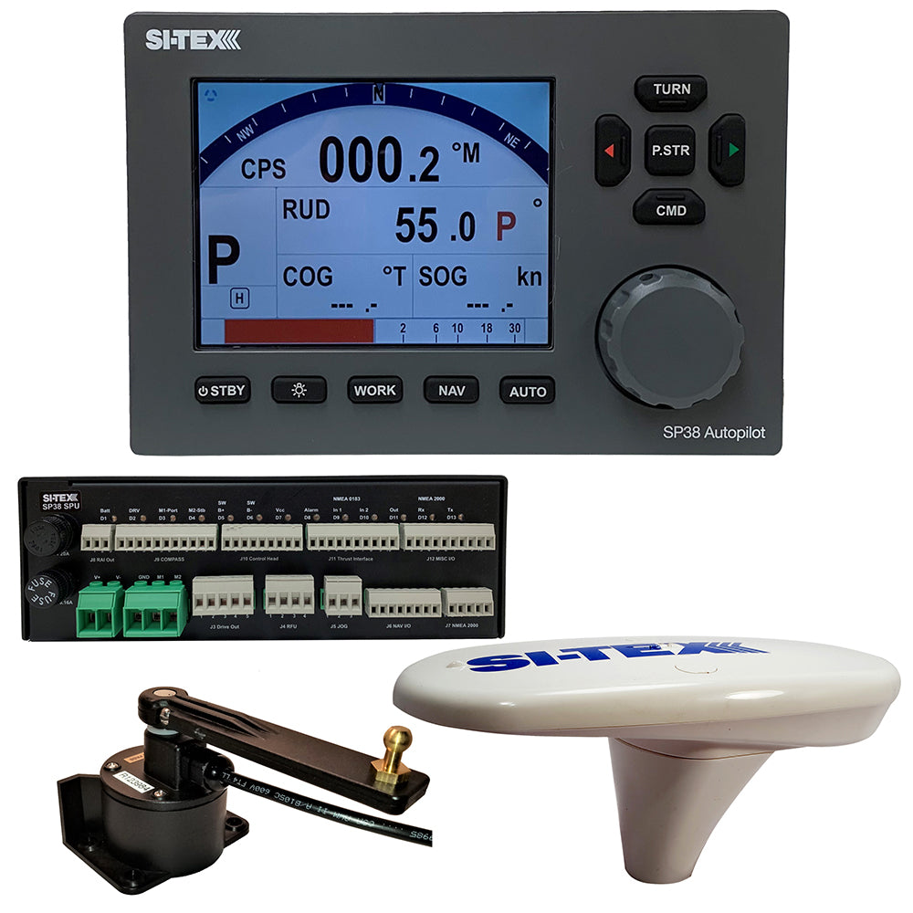 SITEX SP3818 Autopilot Core Pack Including Compact GPS Compass RotaryFeedback No Pump
