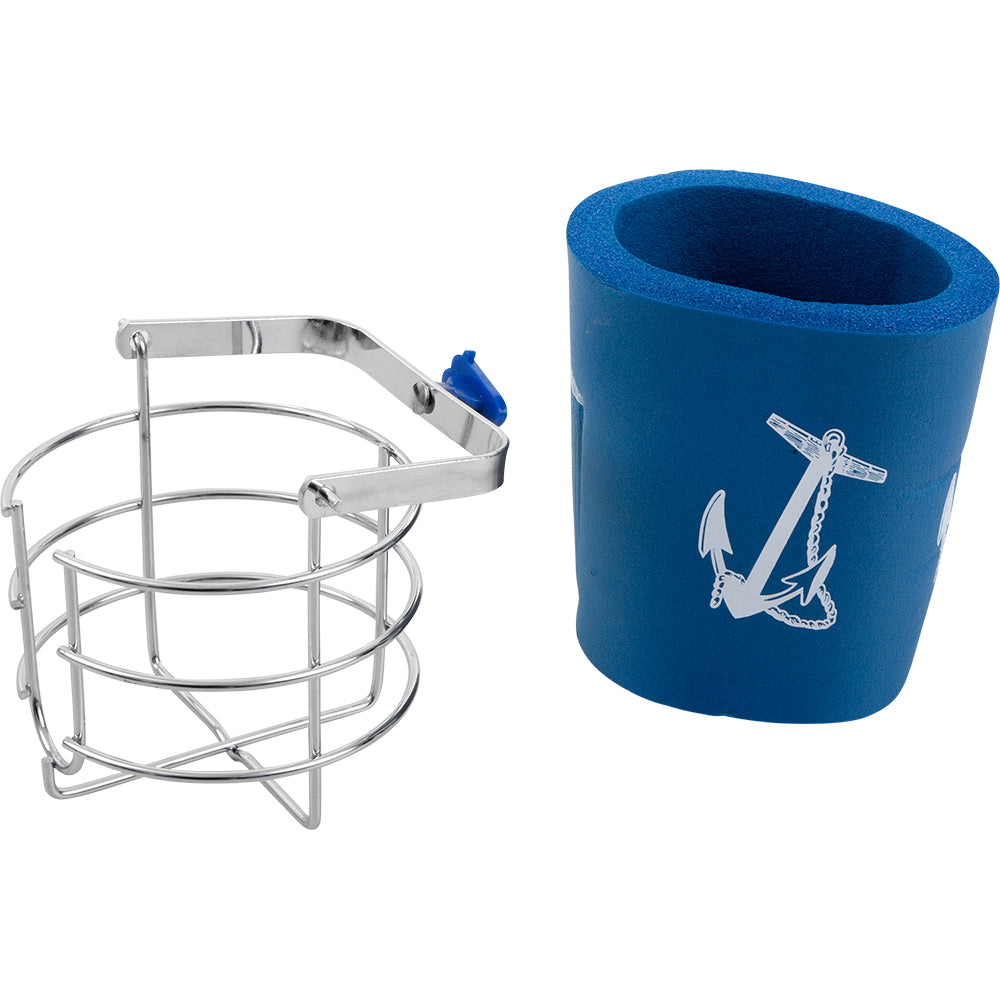 SeaDog Chrome Brass Swivel Beverage Holder