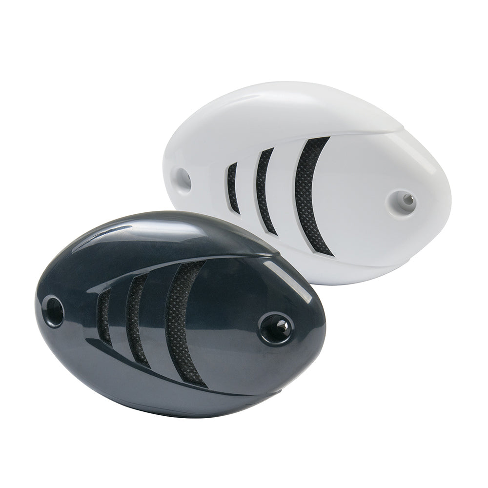 Marinco 12V DropIn Low Profile Horn wBlack White Grills