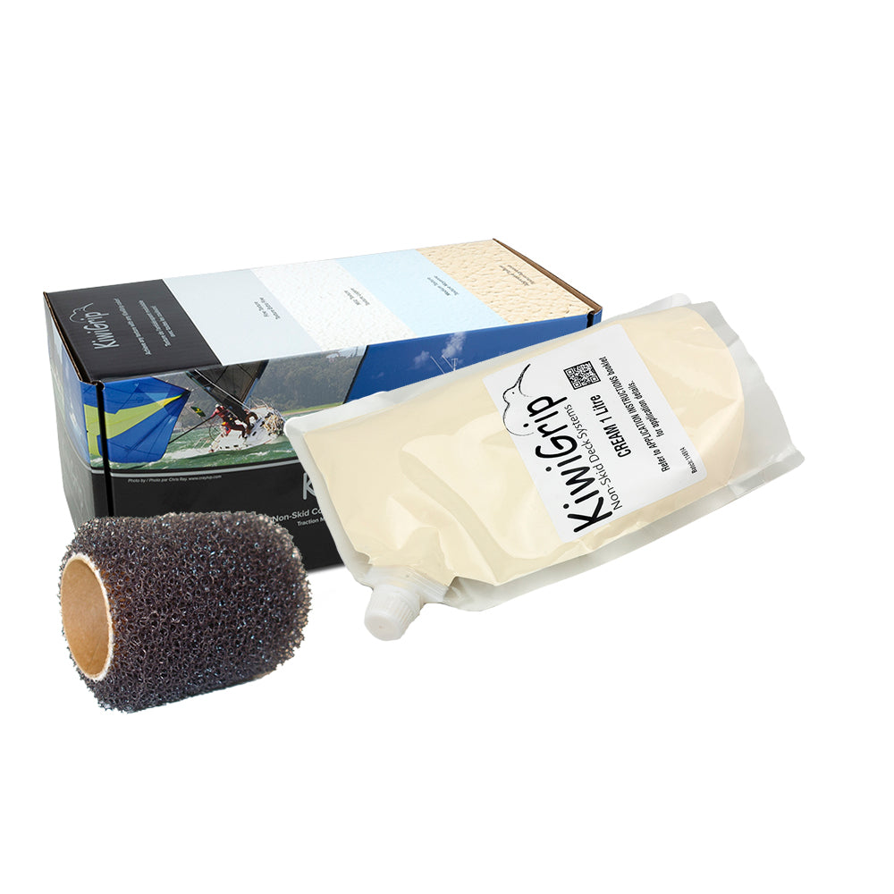 KiwiGrip 1 Liter Pouch Cream w4 Roller