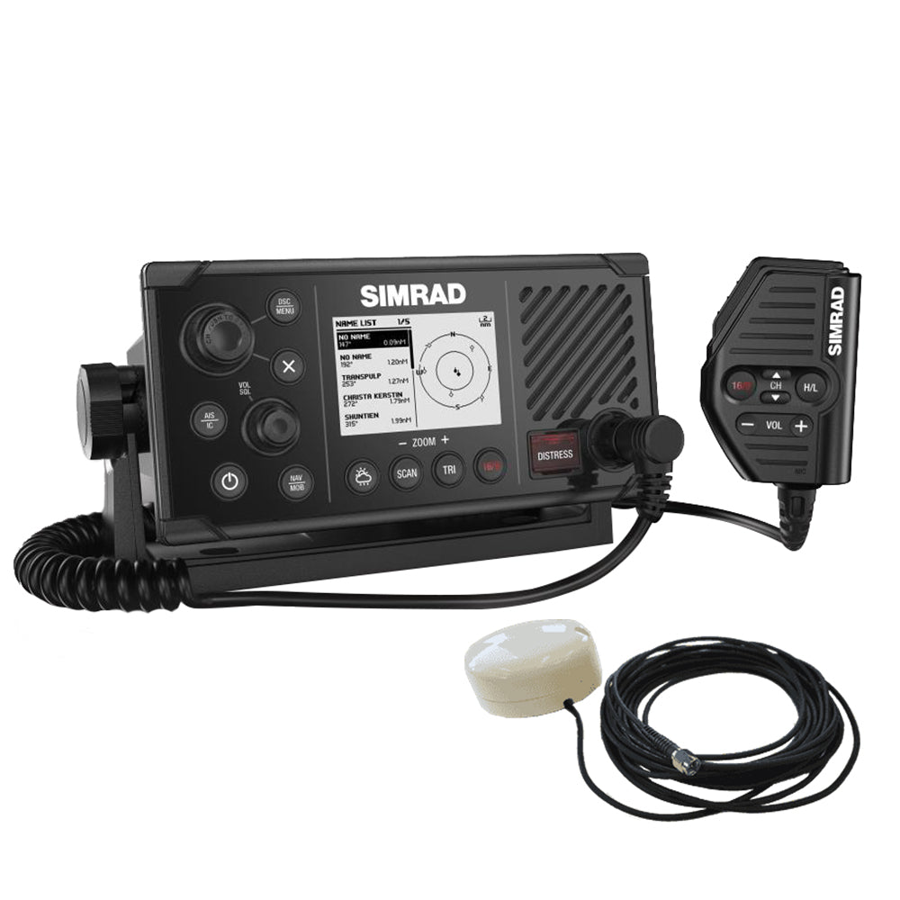 Simrad RS40B VHF Radio wClass B AIS Transceiver GPS500 Antenna