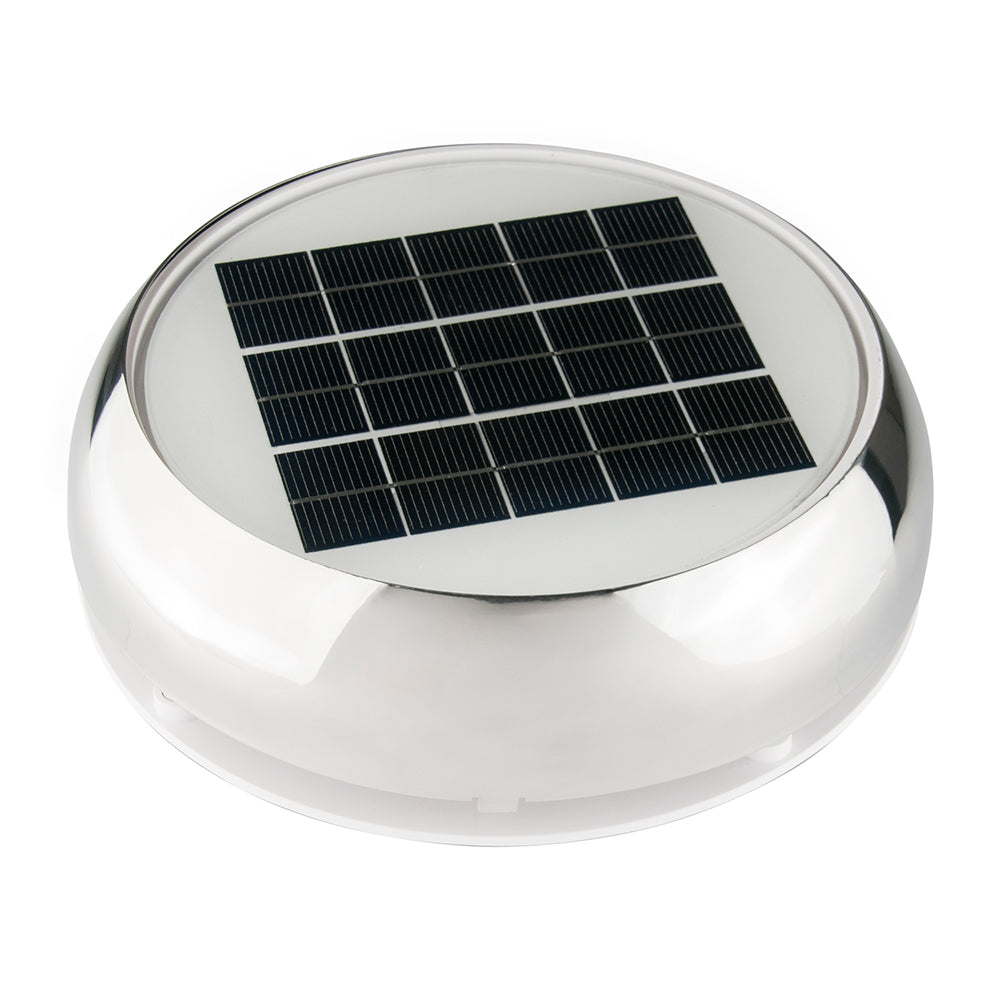Marinco 4 DayNight Solar Vent Stainless Steel