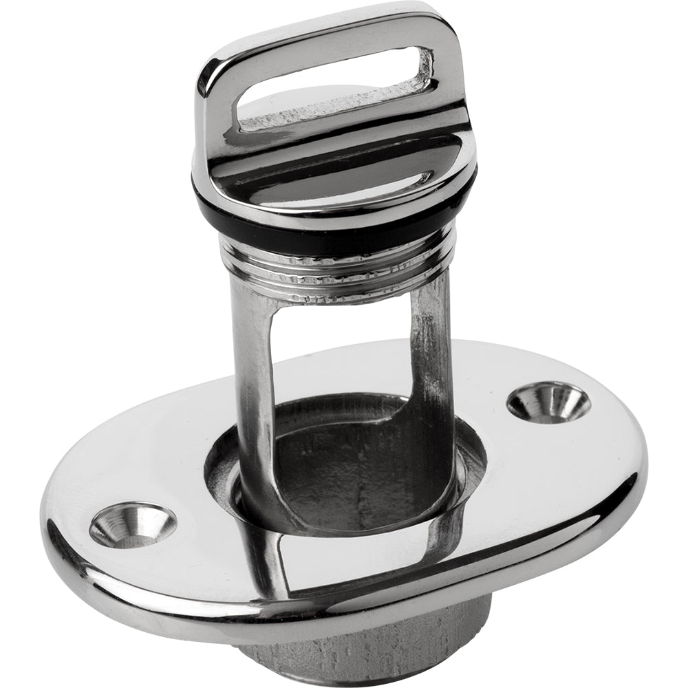 SeaDog Oblong Captive Garboard Drain Plug 316 Stainless Steel