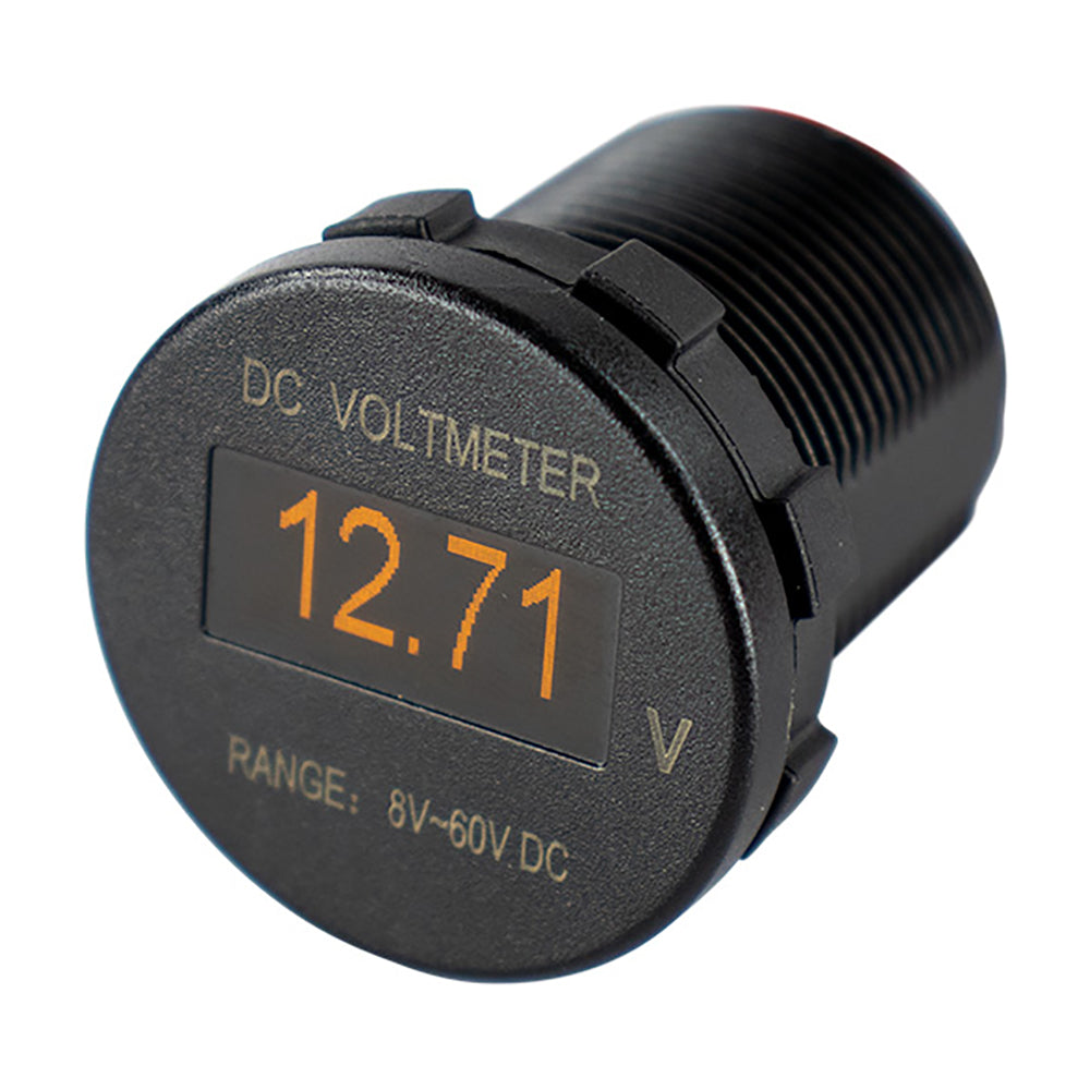 SeaDog OLED Voltmeter Round