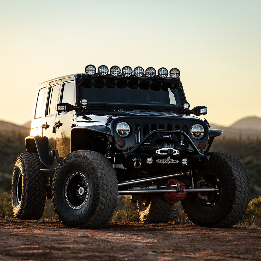 RIGID Industries 360Series 4 LED OffRoad Fog Light Drive Beam wWhite Backlight Black Housing