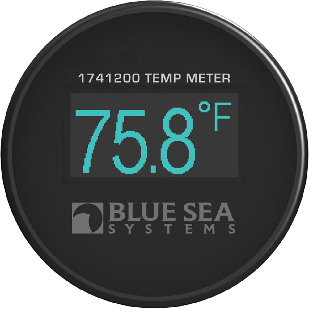 Blue Sea 1741200 Mini OLED Temperature Monitor Blue