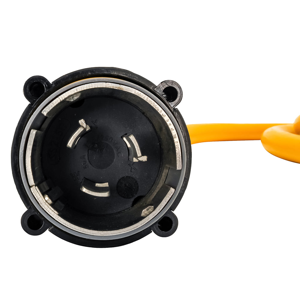 Camco 50 Amp Power Grip Marine Extension Cord 25 MLockingFLocking Adapter