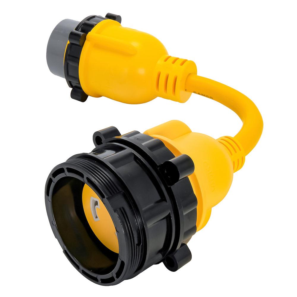 Camco 50AM30AF Power Grip Marine 12 Locking Adapter MLockFLocking Adapter
