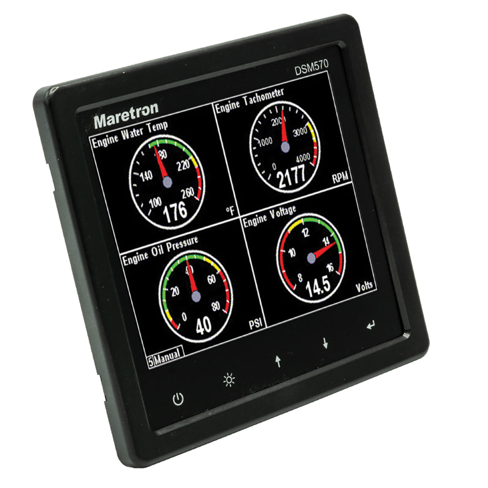 Maretron DSM570 57 High Resolution Color Display wBlack Enclosure