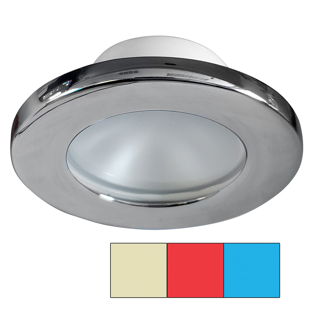 i2Systems Apeiron A3120 Screw Mount Light Red Warm White Blue Chrome Finish
