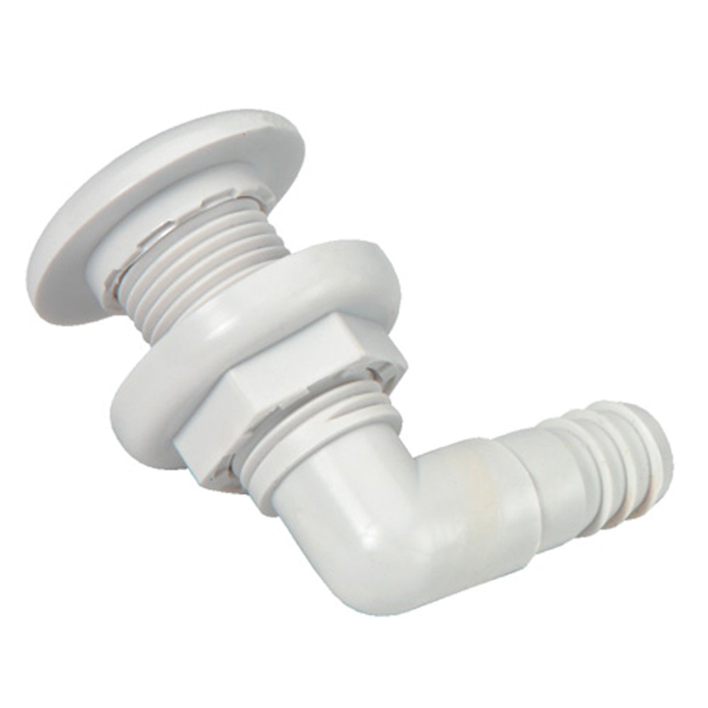 Johnson Pump ThruHull Connector 34 90 White