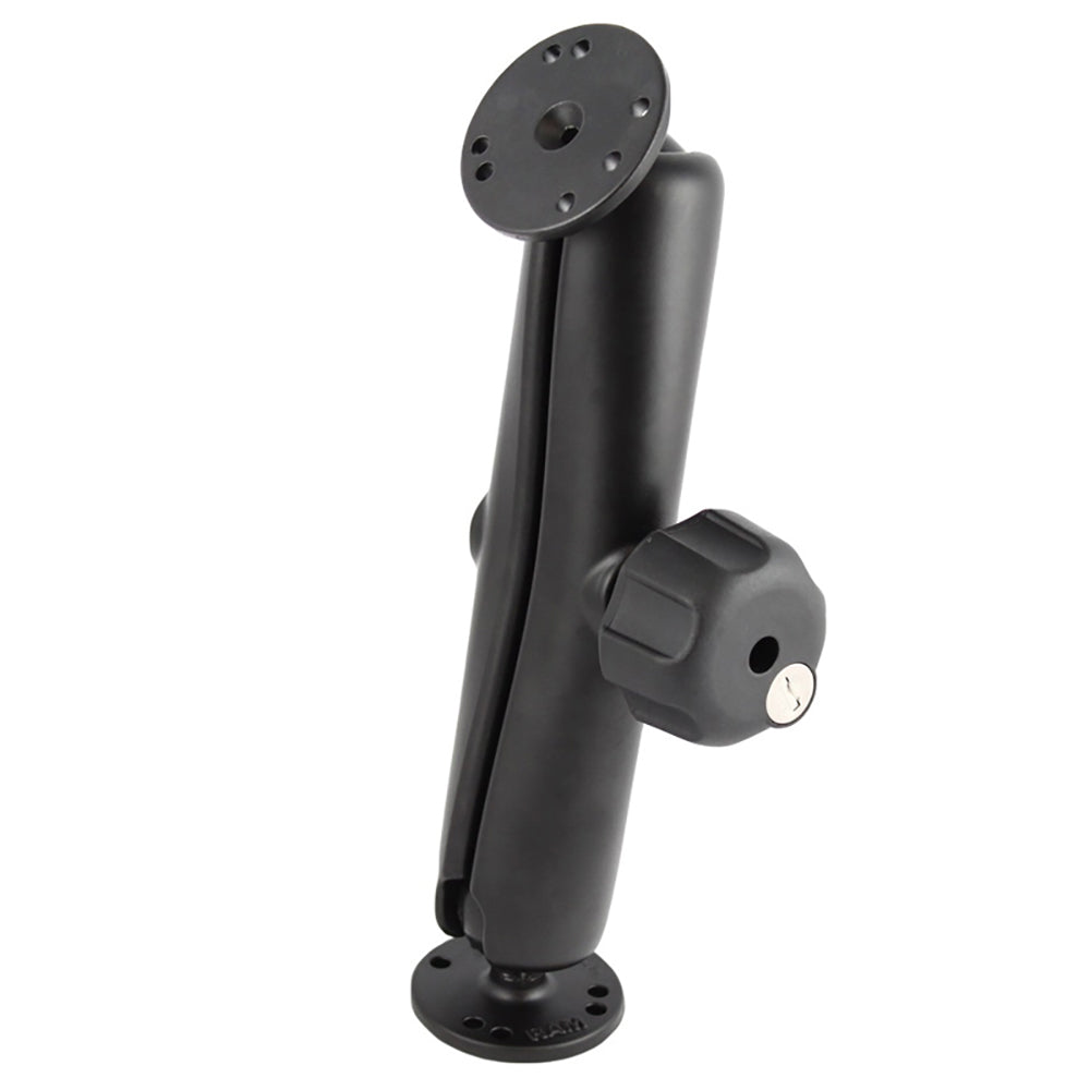 RAM Mount RAM Double Ball Mount wKey Lock Knob